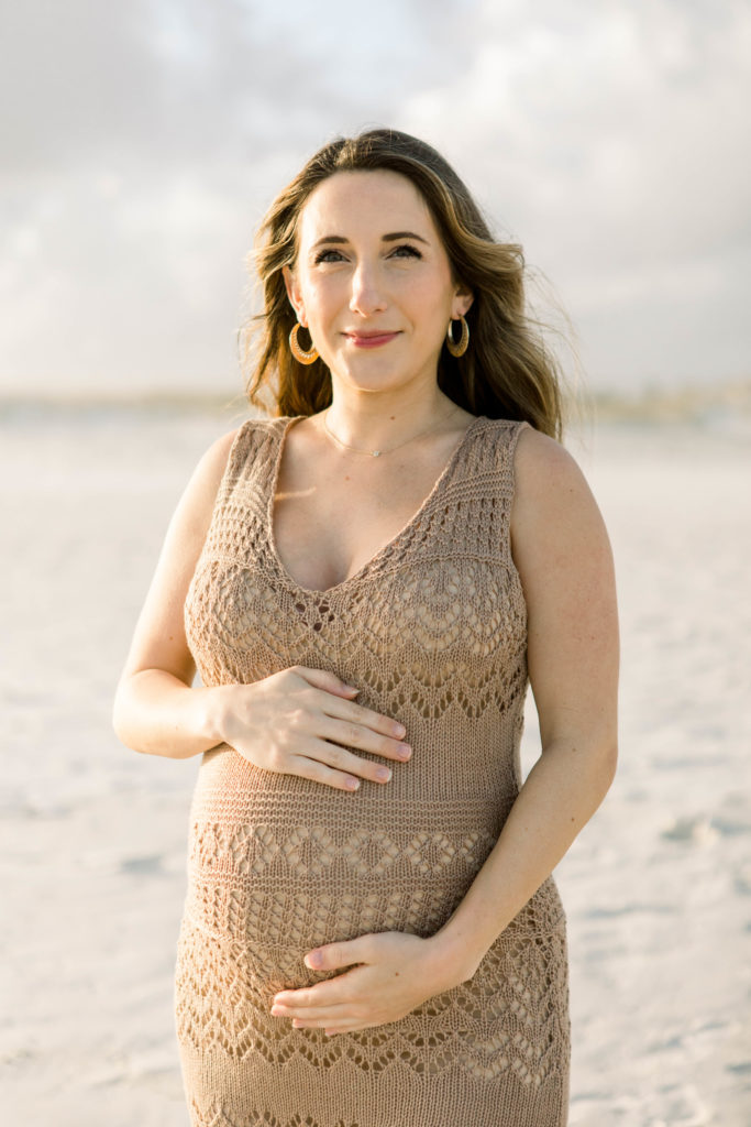 Maternity Photoshoot on Pensacola beach
