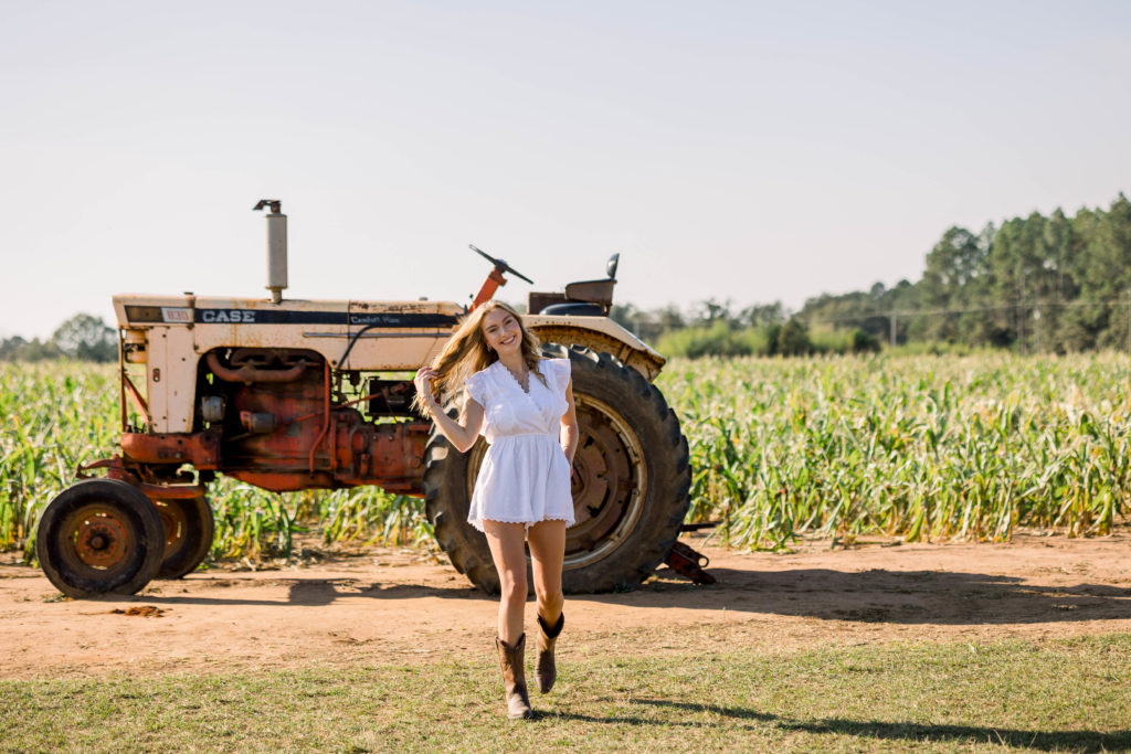 Wildflower Senior Session at Holland Farms