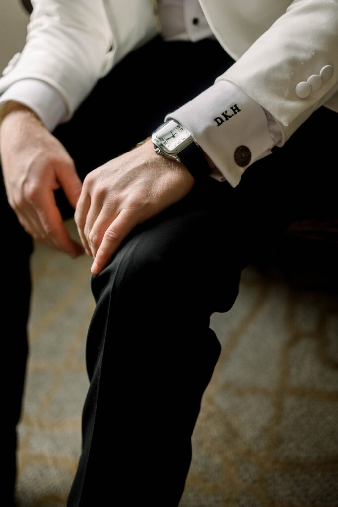 Sleeve of Tuxedo from Gent's Formal Wear