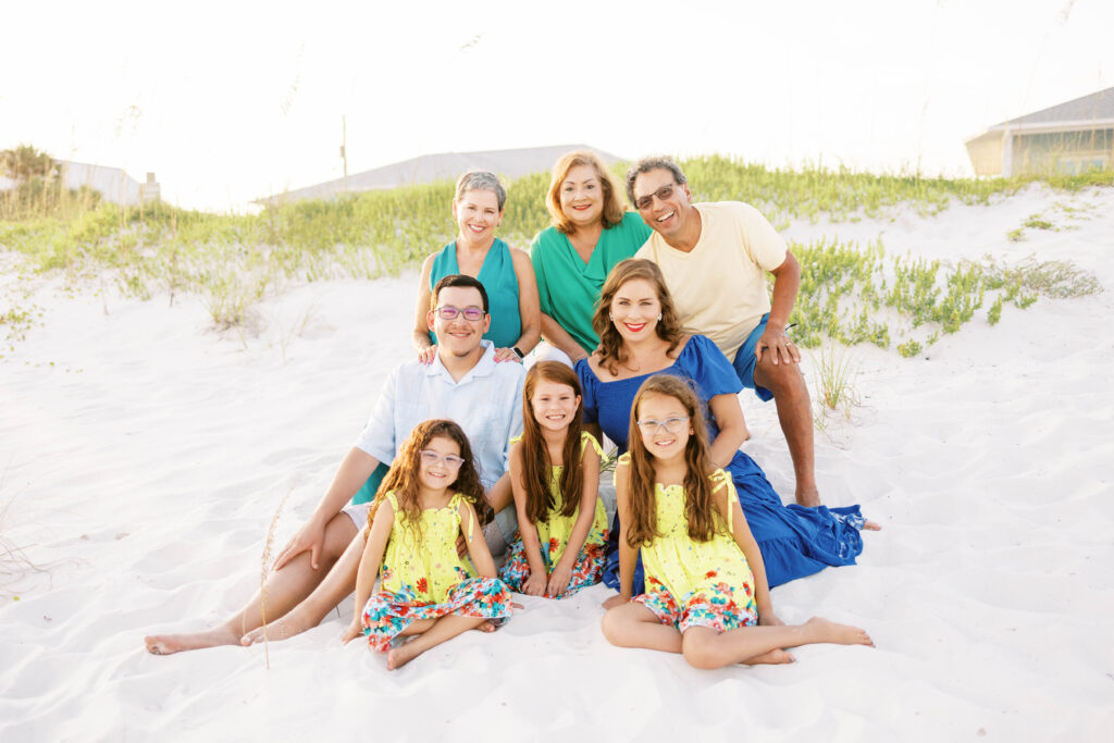 Summer Family Photo Color scheme